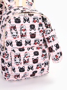 Рюкзак школьный «Собачки», с пеналом,29×12×41 см, розовый - Фото 8