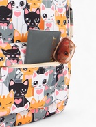 Рюкзак школьный «Котики», с пеналом, 29×12×41 см, разноцветный - Фото 12