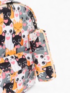 Рюкзак школьный «Котики», с пеналом, 29×12×41 см, разноцветный - Фото 5