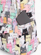 Рюкзак школьный «Коты», с пеналом, 29×12×41 см, разноцветный - Фото 13