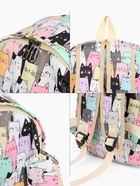 Рюкзак школьный «Коты», с пеналом, 29×12×41 см, разноцветный - Фото 7