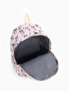 Рюкзак школьный «Котик», с пеналом, 29×12×41 см, розовый - Фото 6