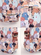 Рюкзак школьный «Мишки», с пеналом, 29×12×41 см, разноцветный - Фото 11