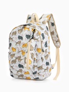 Рюкзак школьный CATS, с пеналом, 29×12×41 см, бежевый - Фото 4