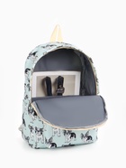 Рюкзак школьный «Бульдог в очках», с пеналом, 29×12×41 см, голубой - Фото 9