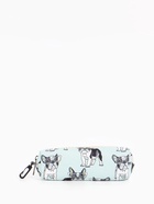 Рюкзак школьный «Бульдог в очках», с пеналом, 29×12×41 см, голубой - Фото 10