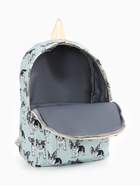 Рюкзак школьный «Бульдог в очках», с пеналом, 29×12×41 см, голубой - Фото 11