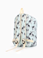 Рюкзак школьный «Бульдог в очках», с пеналом, 29×12×41 см, голубой - Фото 4