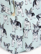 Рюкзак школьный «Бульдог в очках», с пеналом, 29×12×41 см, голубой - Фото 12