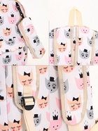 Рюкзак школьный «Котятки», с пеналом, 29×12×41 см, белый - Фото 6