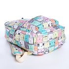 Рюкзак школьный из текстиля на молнии, 3 кармана, пенал, цвет разноцветный - фото 11073384