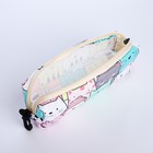 Рюкзак школьный из текстиля на молнии, 3 кармана, пенал, цвет разноцветный - фото 11073387