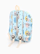 Рюкзак школьный «Монстрики», с пеналом, 29×12×41 см, голубой - Фото 8
