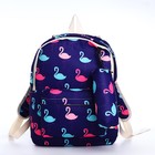 Рюкзак школьный из текстиля на молнии, 3 кармана, пенал, цвет фиолетовый - фото 320772269