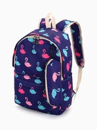 Рюкзак школьный «Фламинго», с пеналом, 29×12×41 см, фиолетовый - Фото 6