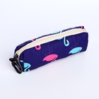 Рюкзак школьный из текстиля на молнии, 3 кармана, пенал, цвет фиолетовый - Фото 9