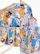 Рюкзак школьный «Зайки», с пеналом, 29×12×41 см, разноцветный - Фото 7