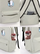 Рюкзак школьный на молнии, с карманами, с принтом, размер 30×12×43 см, зелёный - Фото 5