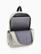 Рюкзак школьный на молнии, с карманами, с принтом, размер 30×12×43 см, зелёный - Фото 4