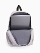 Рюкзак школьный на молнии, с карманами, с принтом, размер 30×12×43 см, серый - Фото 4