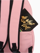 Рюкзак школьный на молнии, с карманами, с принтом, размер 30×12×43 см, розовый - Фото 5