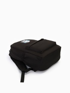 Рюкзак школьный на молнии, с карманами, с принтом, размер 30×12×43 см, чёрный - Фото 6