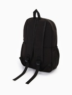 Рюкзак школьный на молнии, с карманами, с принтом, размер 30×12×43 см, чёрный - Фото 7