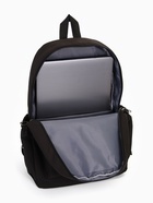 Рюкзак школьный на молнии, с карманами, с принтом, размер 30×12×43 см, чёрный - Фото 9