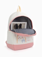 Рюкзак школьный на молнии, с карманами, с рисунком, размер 30×14×43 см, розовый - Фото 4