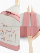 Рюкзак школьный на молнии, с карманами, с рисунком, размер 30×14×43 см, розовый - Фото 6