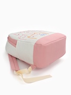 Рюкзак школьный на молнии, с карманами, с рисунком, размер 30×14×43 см, розовый - Фото 7