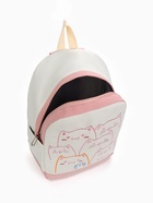 Рюкзак школьный на молнии, с карманами, с рисунком, размер 30×14×43 см, розовый - Фото 9