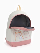 Рюкзак школьный на молнии, с карманами, с рисунком, размер 30×14×43 см, розовый - Фото 10