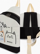 Рюкзак школьный на молнии, с карманами, с рисунком, размер 30×14×43 см, чёрный - Фото 6