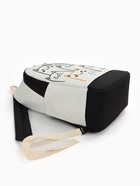 Рюкзак школьный на молнии, с карманами, с рисунком, размер 30×14×43 см, чёрный - Фото 7