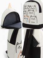 Рюкзак школьный на молнии, с карманами, с рисунком, размер 30×14×43 см, чёрный - Фото 5