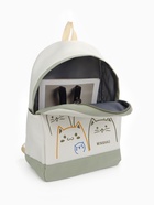 Рюкзак школьный на молнии, с карманами, с рисунком, размер 30×14×43 см, зелёный - Фото 4