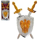 Набор рыцаря «Орден Орла», два меча и щит - фото 8051454