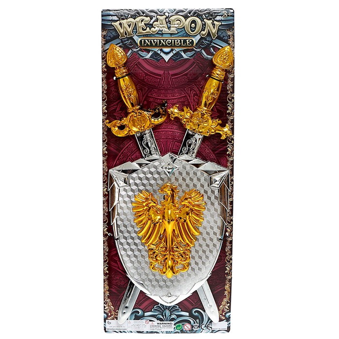 Набор рыцаря «Орден Орла», два меча и щит - фото 1905051077