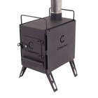 Печь дровяная "Следопыт" Heavy малая, с экранами, угловыми трубами, грибком - Фото 3