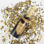 Пневмохлопушка Бутылка Шампанское, Круги фольга, 40 см - фото 24221469