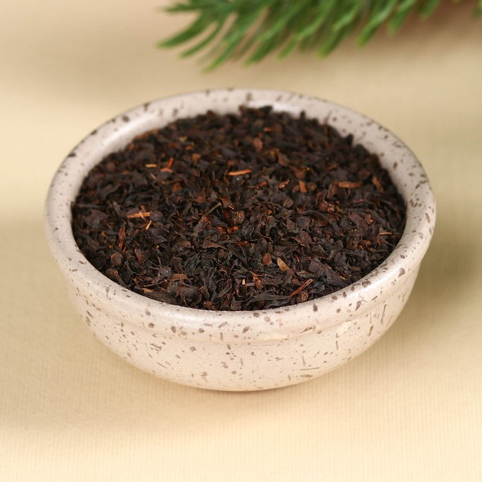Чай чёрный в подарочном мешочке «Счастья» с имбирным пряником, 100 г.