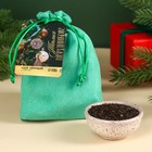 Новый год! Чай чёрный в подарочном мешочке «Тёплых праздников» с мятой, 100 г. - фото 11743459