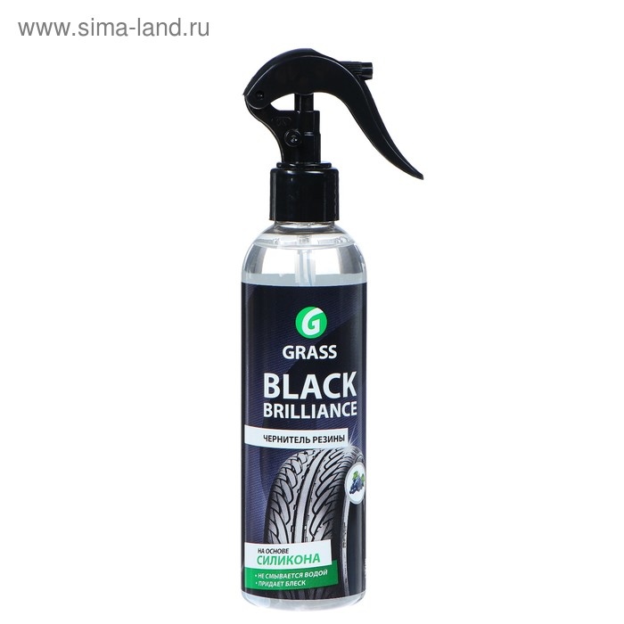 Полироль для шин Grass Black Brilliance 250 мл, спрей - Фото 1