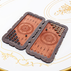 Нарды деревянные большие, резные, настольная игра «Герб», 45×45 см - Фото 2