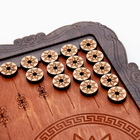 Нарды деревянные большие, резные, настольная игра «Герб», 45×45 см - Фото 7