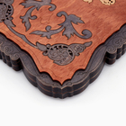 Нарды деревянные большие, резные, настольная игра «Герб», 45×45 см - Фото 8