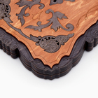 Нарды деревянные резные «Узор», настольная игра, 45×45 см - Фото 6