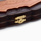 Нарды деревянные резные «Узор», настольная игра, 45×45 см - Фото 9