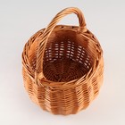 Корзина хозяйственная, 19х14/25 см, ива - фото 24415143